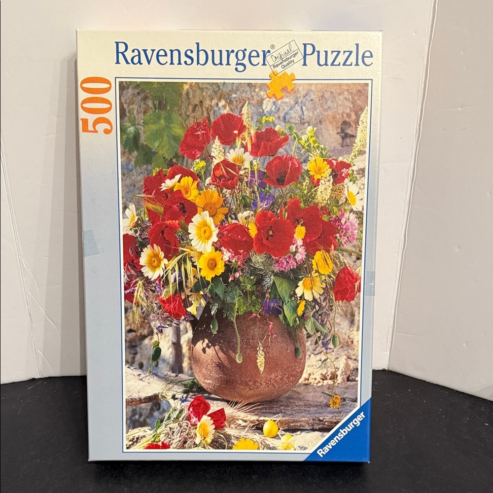Ravensburger 🔴2/$25🔴Bouquet of Poppies 500 piece jigsaw puzzle